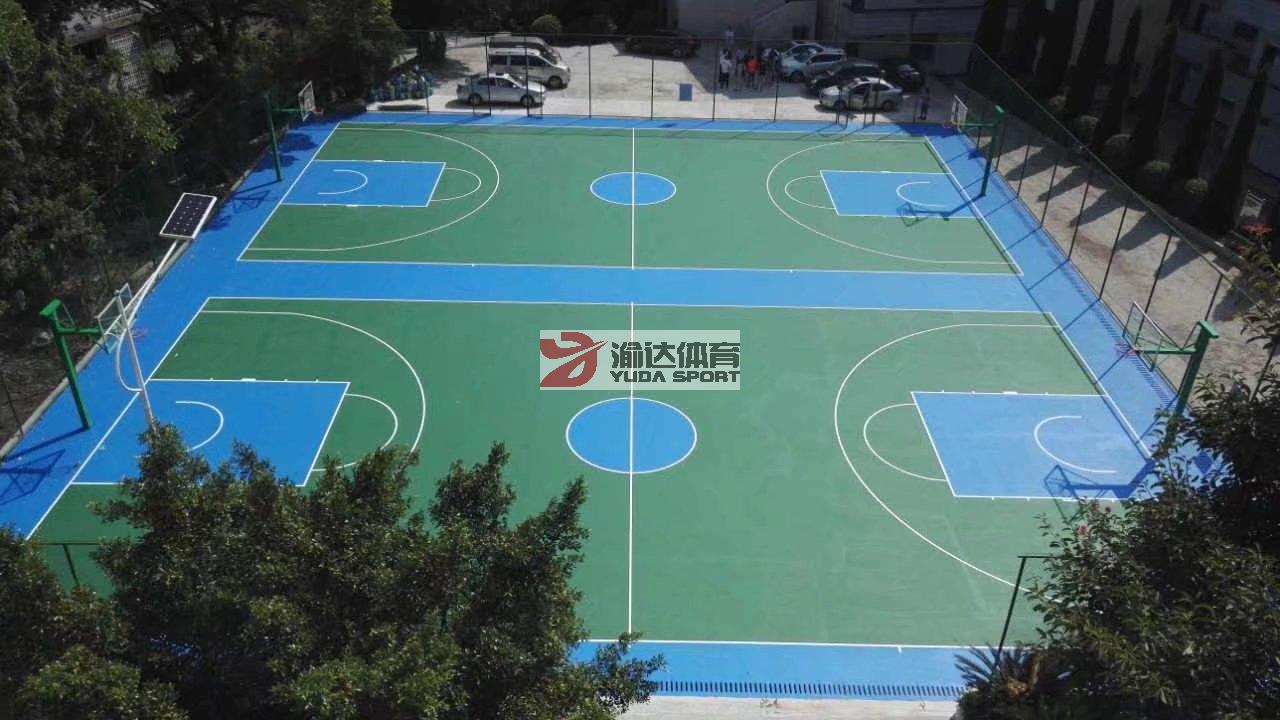 江津杜市小学硅Pu 篮球场围网